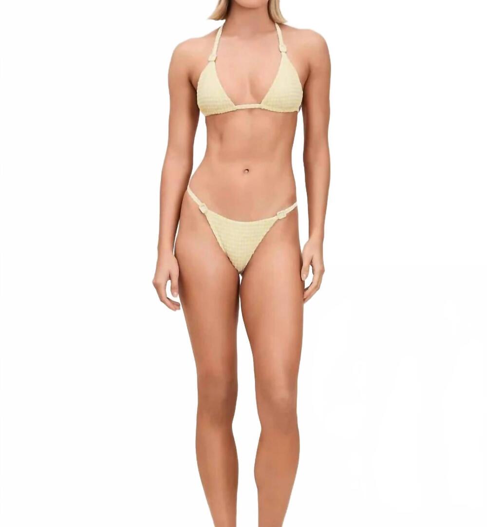 NEW DEVON WINDSOR jenna bikini top in daisy